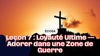Miniature : 4 Zak Adorasyon Ki Garanti Viktwa— Leçon 7 ( 8—14 Nov 2025)
