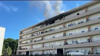 Miniature : Un incendie au 4e étage d'un immeuble à la Plaine d'Ozon à Châtellerault