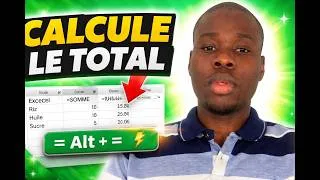Miniature : Comment faire une somme automatique dans Excel (Alt+=)