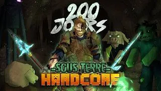 Miniature : J'ai survécu 200 jours SOUS TERRE en hardcore sur Minecraft, voici ce qu'il s'est passé!
