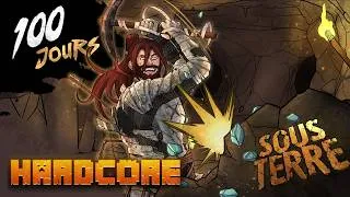 Miniature : J'ai survécu 100 jours SOUS TERRE en hardcore sur Minecraft, voici ce qu'il s'est passé!