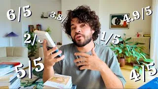 Miniature : Les 10 livres que j'ai lus le mois dernier, notés sur 5