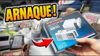 Miniature : Il tente de m' ARNAQUER avec cette FAUSSE NES Mini ! 😡 (+ Mr. Nutz) - VIDE GRENIER LIVE