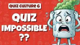 Miniature : 😏 A toi de jouer ! Quiz 30 questions Culture Générale