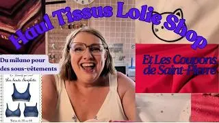 Miniature : Haul Tissus Lolie Shop et Coupons de Saint-Pierre