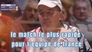 Miniature : Le Match Le Plus Rapide Pour L'equipe de france
