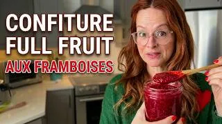 Miniature : CONFITURE DE FRAMBOISE saine, rapide et peu sucrée (aux graines de chia)