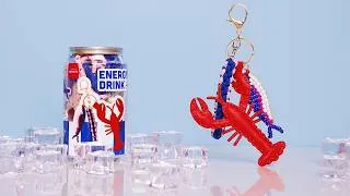 Miniature : 🦞🐟🥤 TUTO Kit Pschiiit : le bag charm Energy Drink 🥤🐟🦞