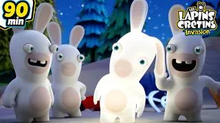 Miniature : La pire idée d’un Lapin Crétin : avaler une lampe ! 🔦 | Les Lapins Crétins Invasion | Dessin animé