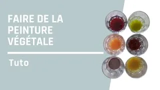 Miniature : Tuto DIY Faire de la peinture végétale naturelle
