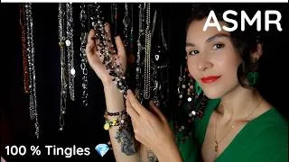 Miniature : ASMR 💎 Des Milliers de Sons de Bijoux ! Colliers en Métal, Bois & Cristal 😴
