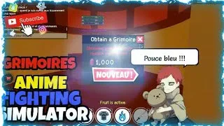 Miniature : OU SONT LES GRIMOIRES ? |ANIME FIGHTING SIMULATOR|ROBLOX
