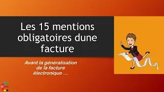 Miniature : les mentions obligatoires d'une facture