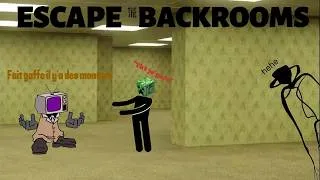 Miniature : Je m'aventure dans les backrooms avec Creeper !! (Hilarant en passant 😂😂)