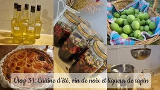 Miniature : VLOG 31 | Cuisine d’été, vin de noix et liqueur de sapin 🌿