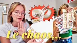 Miniature : Retour à la réalité… le chaos derrière ma collection papeterie🖍️