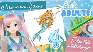 Miniature : Dessine une Sirène Adulte (4)