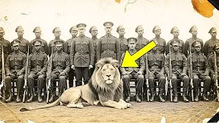 Miniature : Cette photo de 1908 du lion avec les soldats semblait être une exhibition — puis l'échec
