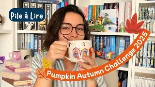 Miniature : Pile à Lire #12 - Pumpkin Autumn Challenge 2025 🍂🫖