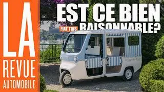 Miniature : Fiat TRIS : le triporteur électrique qui veut livrer la Dolce Vita ?