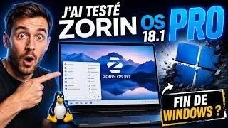 Miniature : J'ai testé ZorinOS 18.1 PRO, ça vaut quoi ? Enfin la fin de Windows au profit de Linux ?