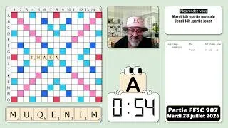 Miniature : Partie FFSC 907 Scrabble duplicate
