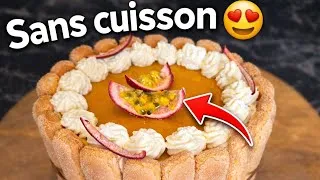 Miniature : La meilleure Charlotte Mangue Passion SANS cuisson