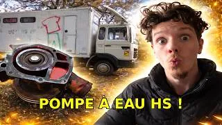Miniature : Changer la pompe à eau sur poids lourd – démontage et purge circuit refroidissement