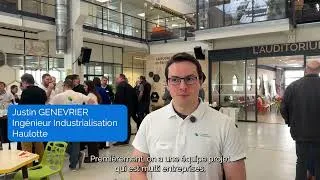 Miniature : REX Efficience des flux : retour de Justin GENEVRIER, Ingénieur Industrialisation chez Haulotte