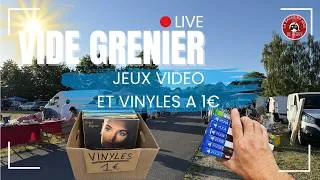 Miniature : 🔥 VIDE GRENIER LIVE : des jeux vidéo à PRIX DÉRISOIRES et des VINYLES à 1€ 😱