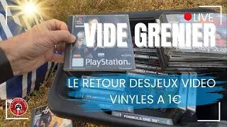 Miniature : 🎮 VIDE GRENIER LIVE - Un très beau lot de JEUX VIDEO et des VINYLES à 1€ 🎶