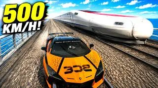 Miniature : ON FONCE A 500 KMH vs TRAIN