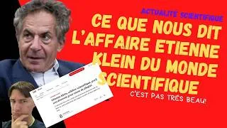 Miniature : Ce que nous dit l'affaire E Klein de l'état de la recherche! #Klein #plagiat 