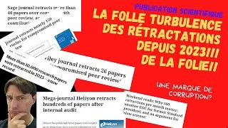 Miniature : Pourquoi autant de papiers scientifiques retractés en ce moment?! 