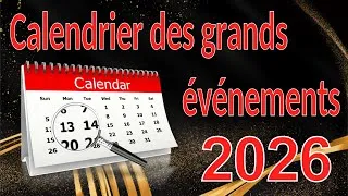 Miniature : Calendrier des grands événements 2026 : fêtes, traditions & dates clés