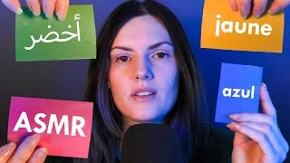 Miniature : ASMR in 5 Languages 🌈 Colors in Italian, Portuguese, Arabic, German & French 🌞 Whispered, For Sleep