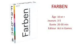 Miniature : Test du jeu Farben