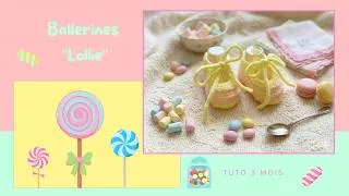 Miniature : Tuto tricot bébé, chaussons ballerines LOLLIE, 3 mois.