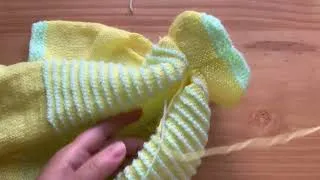 Miniature : Tuto tricot bébé, barboteuse LOLLIE, 3 mois ample, partie 3 sur 3.