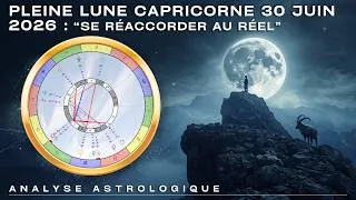 Miniature : Pleine Lune en Capricorne du 30 juin 2026 | Se réaccorder au réel ♑️
