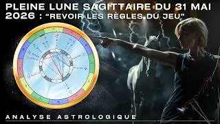 Miniature : Pleine Lune en Sagittaire du 31 mai 2026 | Revoir les règles du jeu ♐️