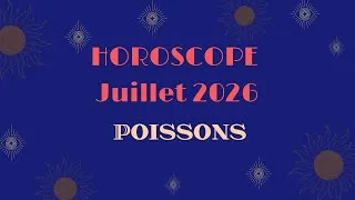 Miniature : Horoscope Poissons Juillet 2026 (par décan)