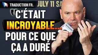Miniature : Dana White réagit aux dingueries Conor McGregor et Paddy Pimblett vs Benoit St-Denis - UFC 329