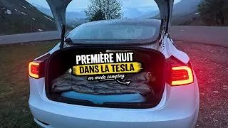 Miniature : J’ai testé une nuit en Tesla au milieu des montagnes | Mode Camping