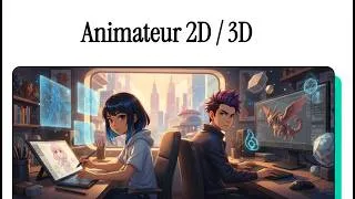 Miniature : Animateur Animatrice 2D : 3D