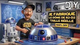 Miniature : J'ai transformé une lampe IKEA en Dôme de R2-D2 ! (Tuto DIY)