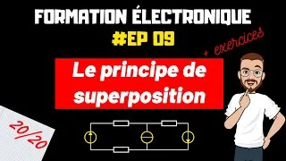 Miniature : LE PRINCIPE DE SUPERPOSITION - FORMATION ELECTRONIQUE - #EP9
