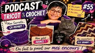 Miniature : 🎙️ Podcast Tricot & Crochet #55 ✨ C'est reparti sur de bonnes bases !