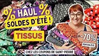 Miniature : 🔥 HAUL SOLDES TISSUS : J'ai craqué chez Les Coupons de Saint-Pierre ! 😍 Mes plus belles viscoses