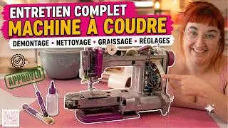 Miniature : 🧵 J’ai entièrement démonté ma machine à coudre… elle en avait vraiment besoin 😳🔧